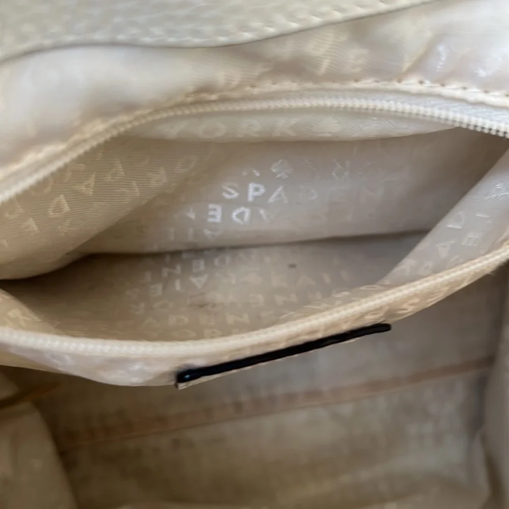 Kate Spade Cream Backpack with Drawstring Closure - Picture 14 of 16